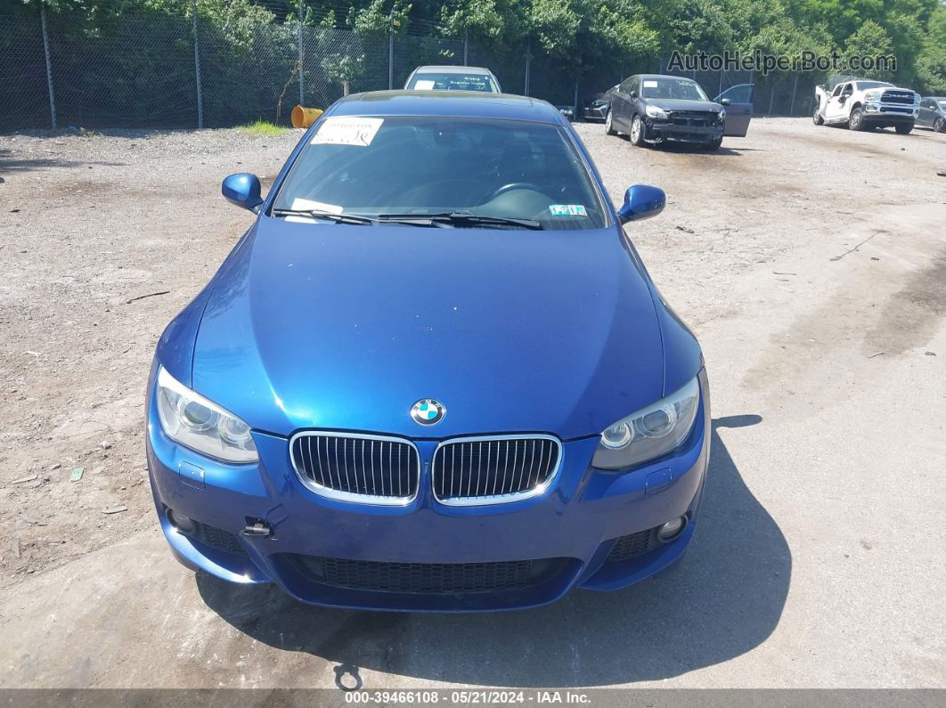 2012 Bmw 335i Xdrive Blue vin: WBAKF9C51CE859234