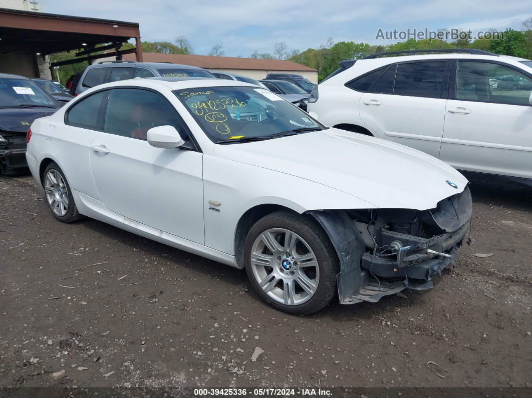 2012 Bmw 335i Xdrive White vin: WBAKF9C56CE859391