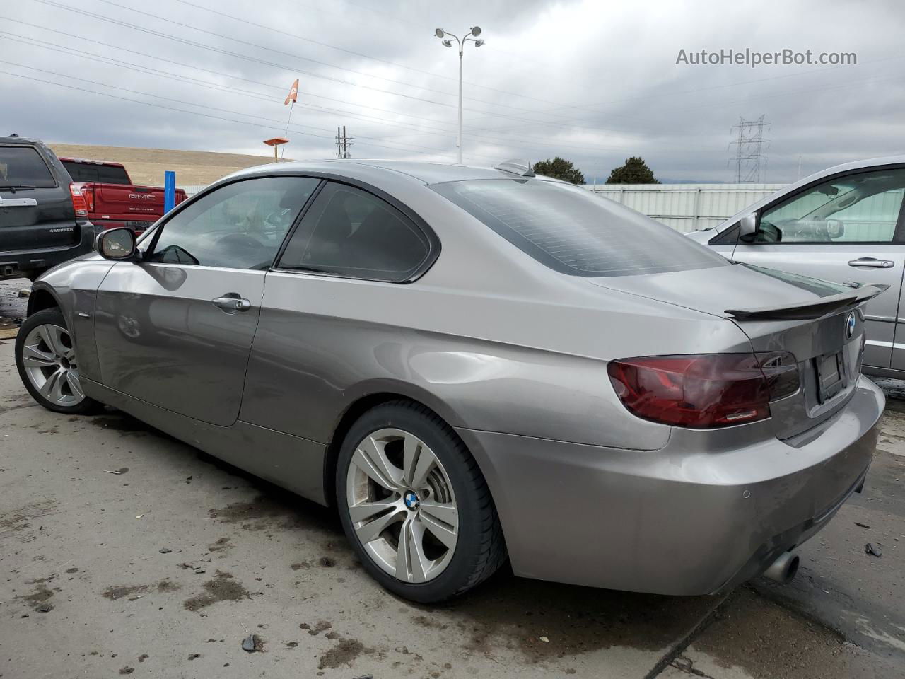 2012 Bmw 335 Xi Gray vin: WBAKF9C57CE859609