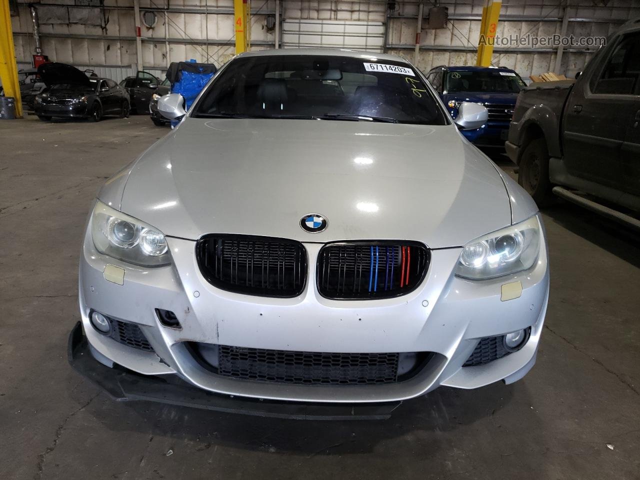 2011 Bmw 335 Xi Silver vin: WBAKF9C5XBE619274