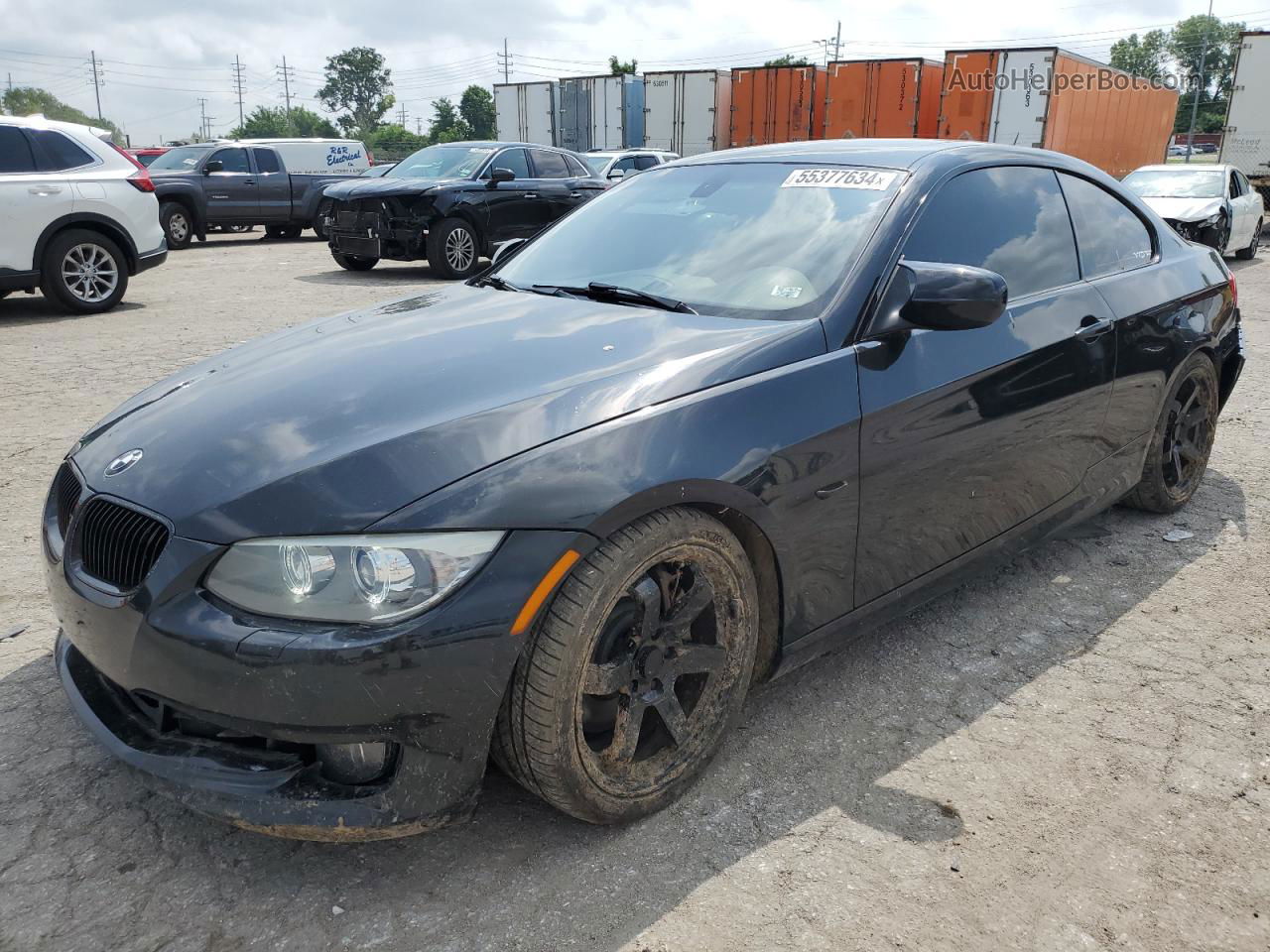 2013 Bmw 335 Xi Black vin: WBAKF9C5XDE860013