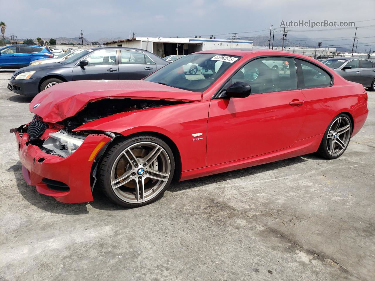 2012 Bmw 335 I Sulev Red vin: WBAKG1C51CE839595