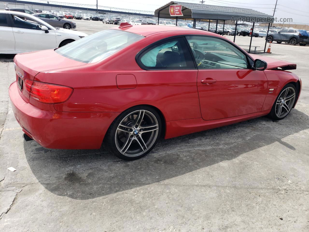 2012 Bmw 335 I Sulev Red vin: WBAKG1C51CE839595