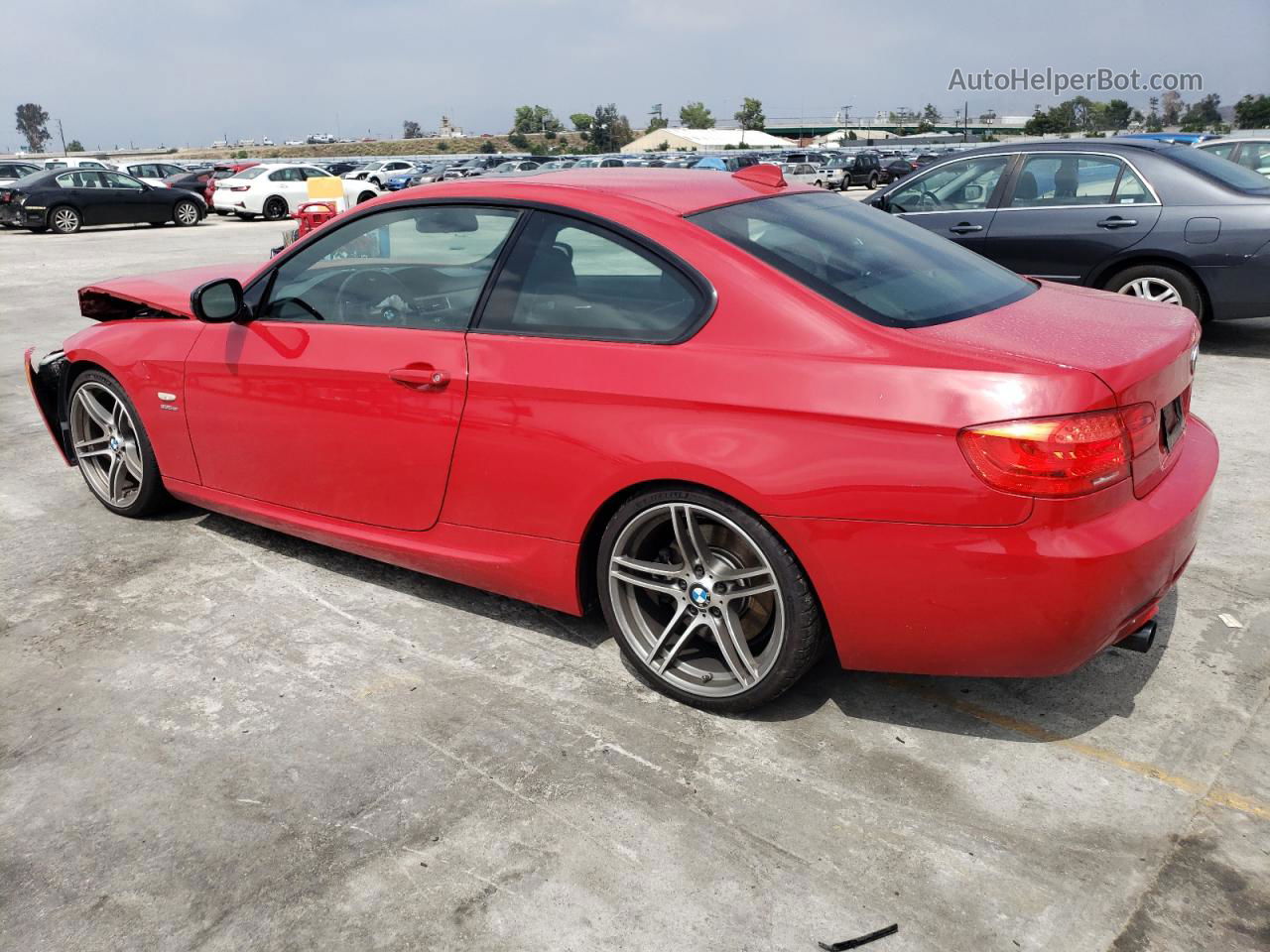 2012 Bmw 335 I Sulev Red vin: WBAKG1C51CE839595