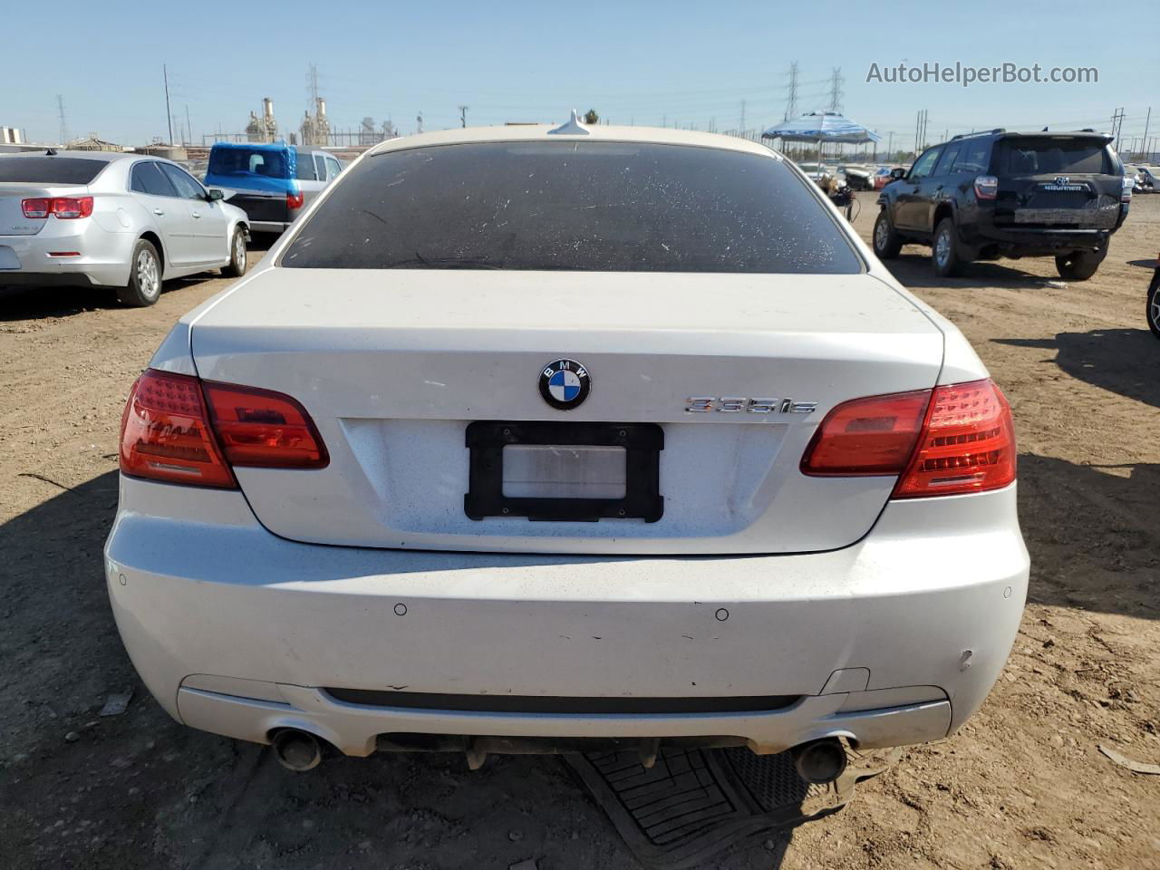 2012 Bmw 335 I Sulev Белый vin: WBAKG1C54CE839655