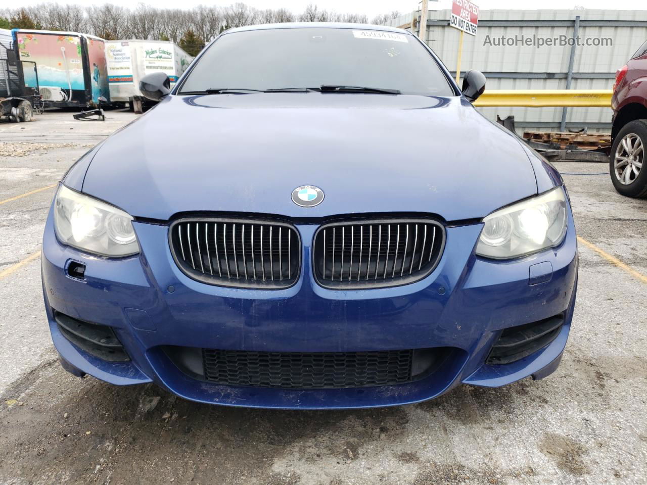 2012 Bmw 335 I Sulev Blue vin: WBAKG1C57CE839911