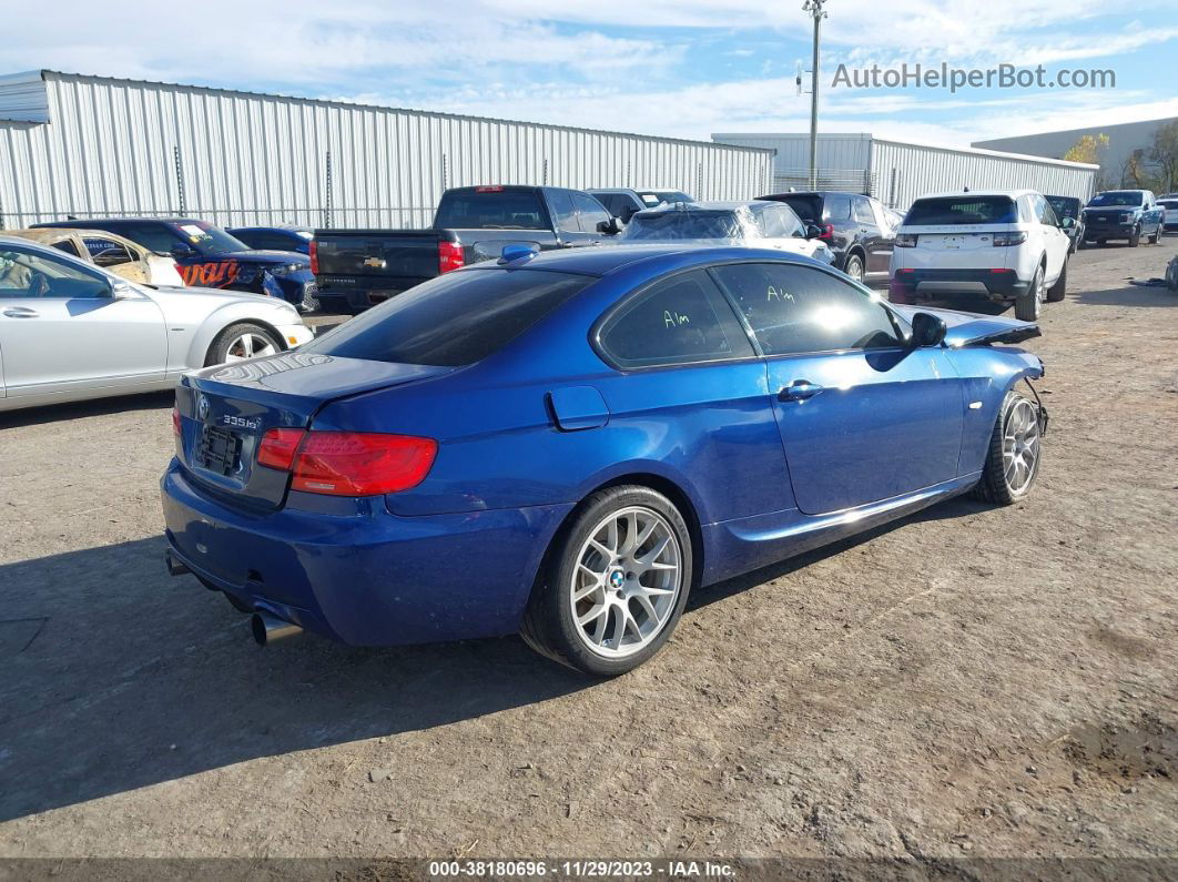 2013 Bmw 335is Blue vin: WBAKG1C59DJ217500