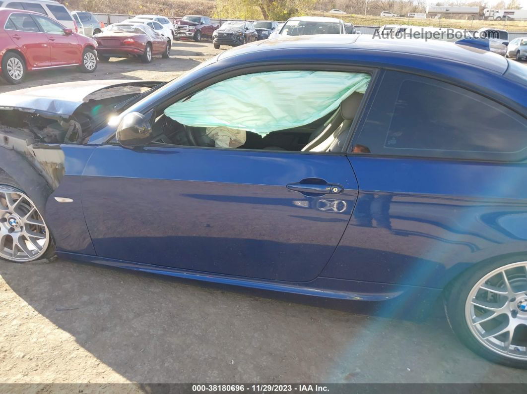 2013 Bmw 335is Blue vin: WBAKG1C59DJ217500