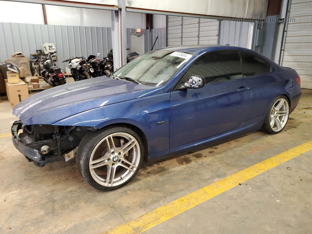 2012 Bmw 335 I Blue vin: WBAKG7C53CE802521