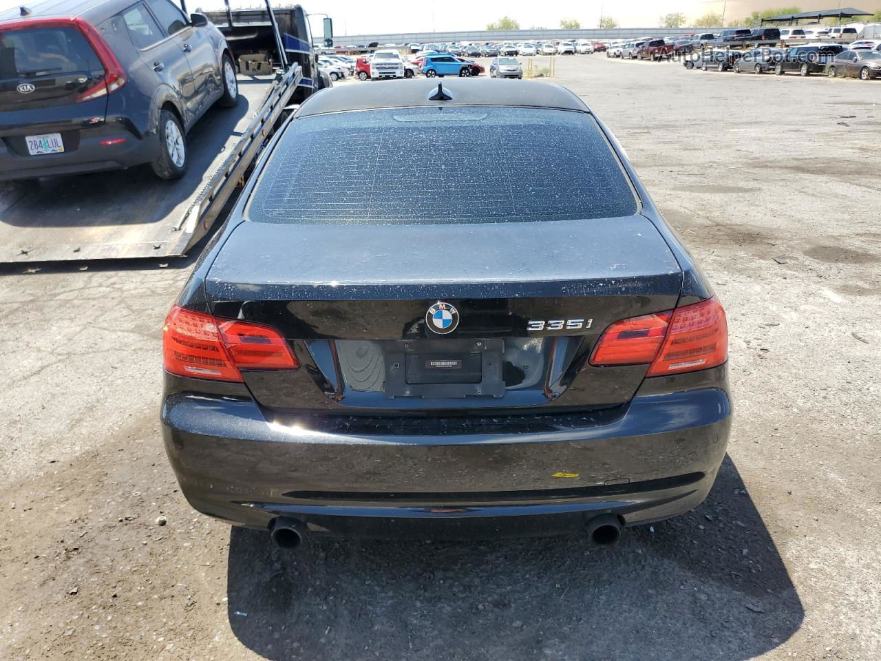 2012 Bmw 335 I Черный vin: WBAKG7C5XCE803388