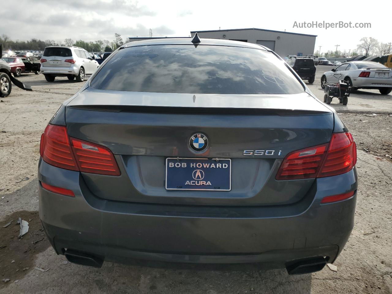 2016 Bmw 550 I Gray vin: WBAKN9C55GD962154