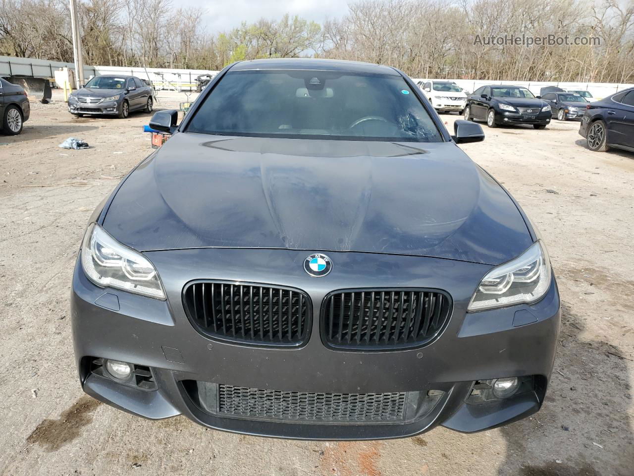 2016 Bmw 550 I Gray vin: WBAKN9C55GD962154