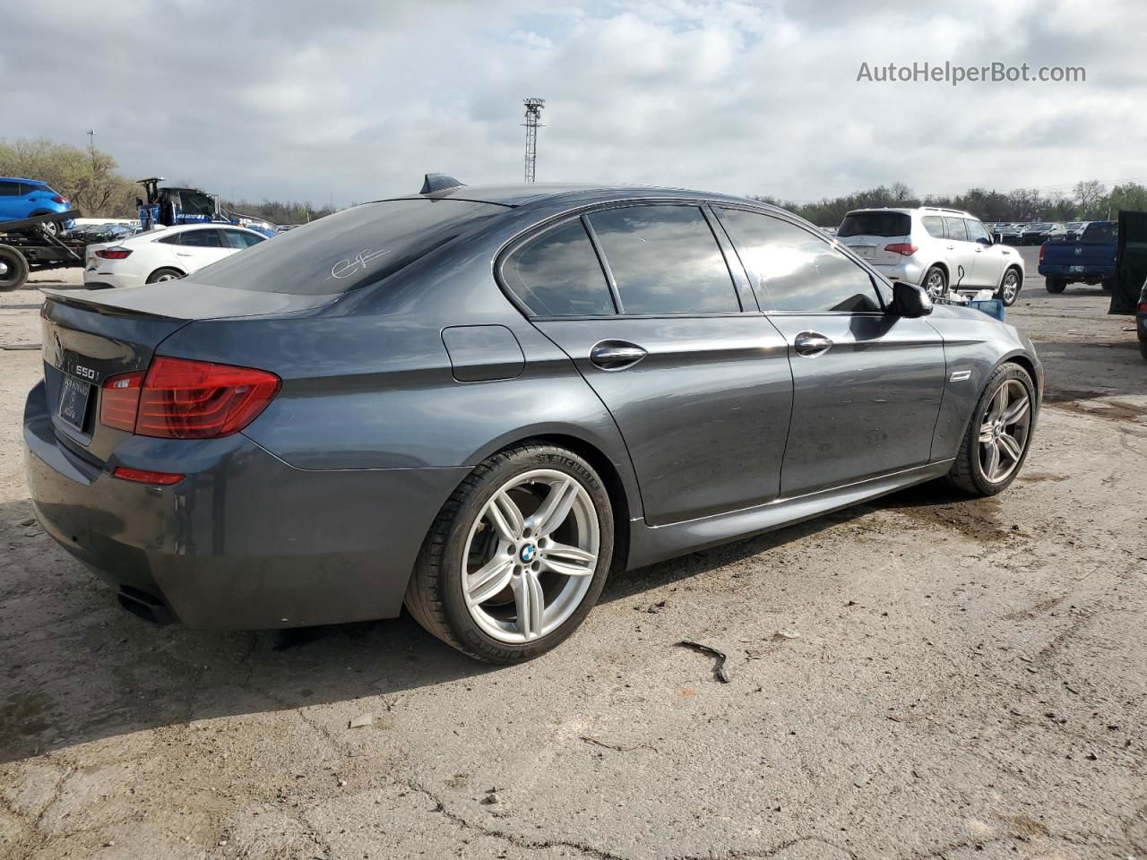 2016 Bmw 550 I Gray vin: WBAKN9C55GD962154