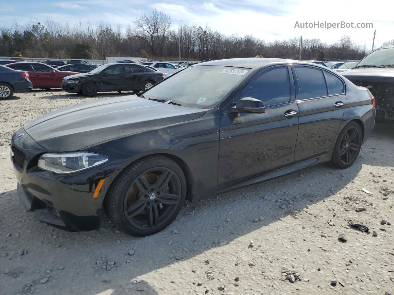 2014 Bmw 550 I Черный vin: WBAKN9C56ED681137