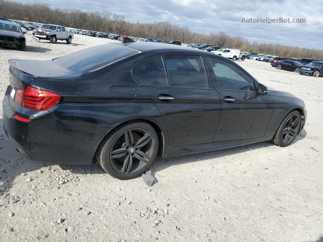 2014 Bmw 550 I Черный vin: WBAKN9C56ED681137