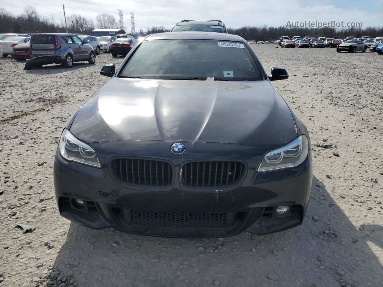 2014 Bmw 550 I Черный vin: WBAKN9C56ED681137