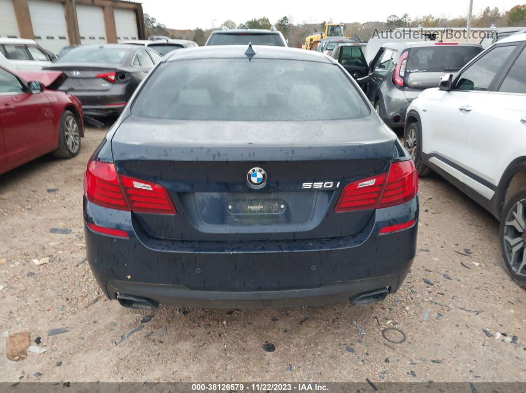 2014 Bmw 550i Navy vin: WBAKN9C57ED681499