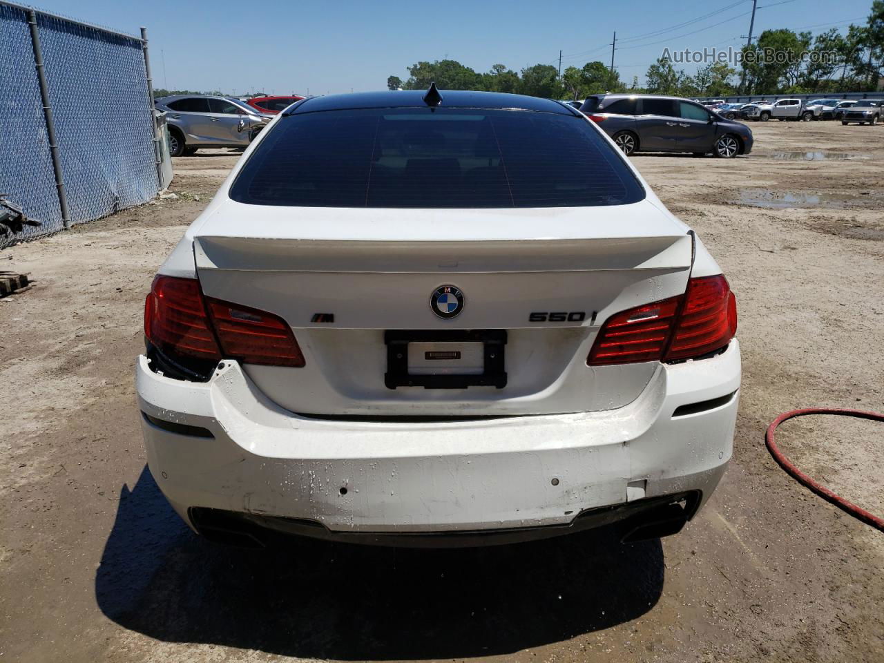 2016 Bmw 550 I White vin: WBAKN9C59GD961718