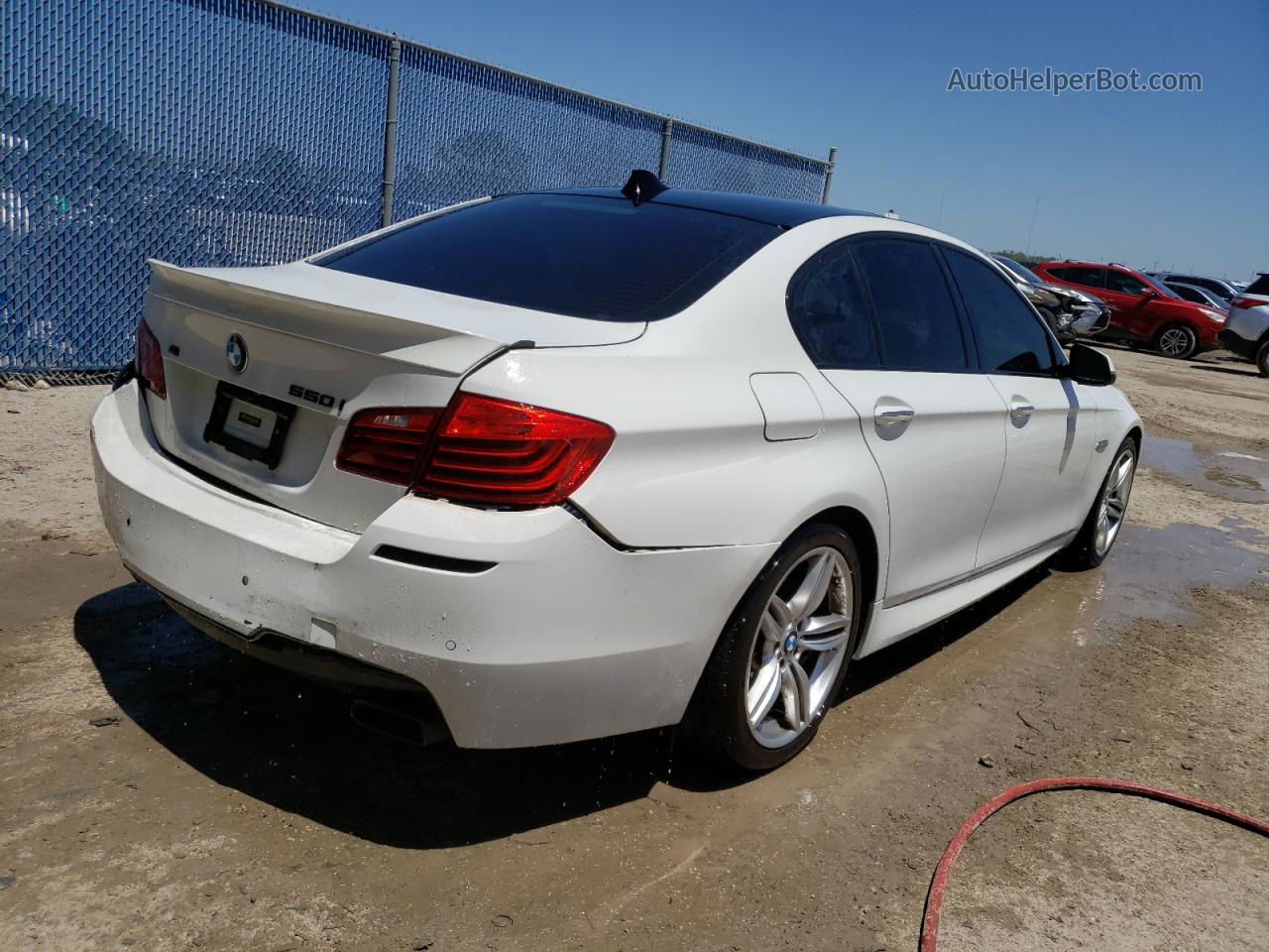 2016 Bmw 550 I White vin: WBAKN9C59GD961718