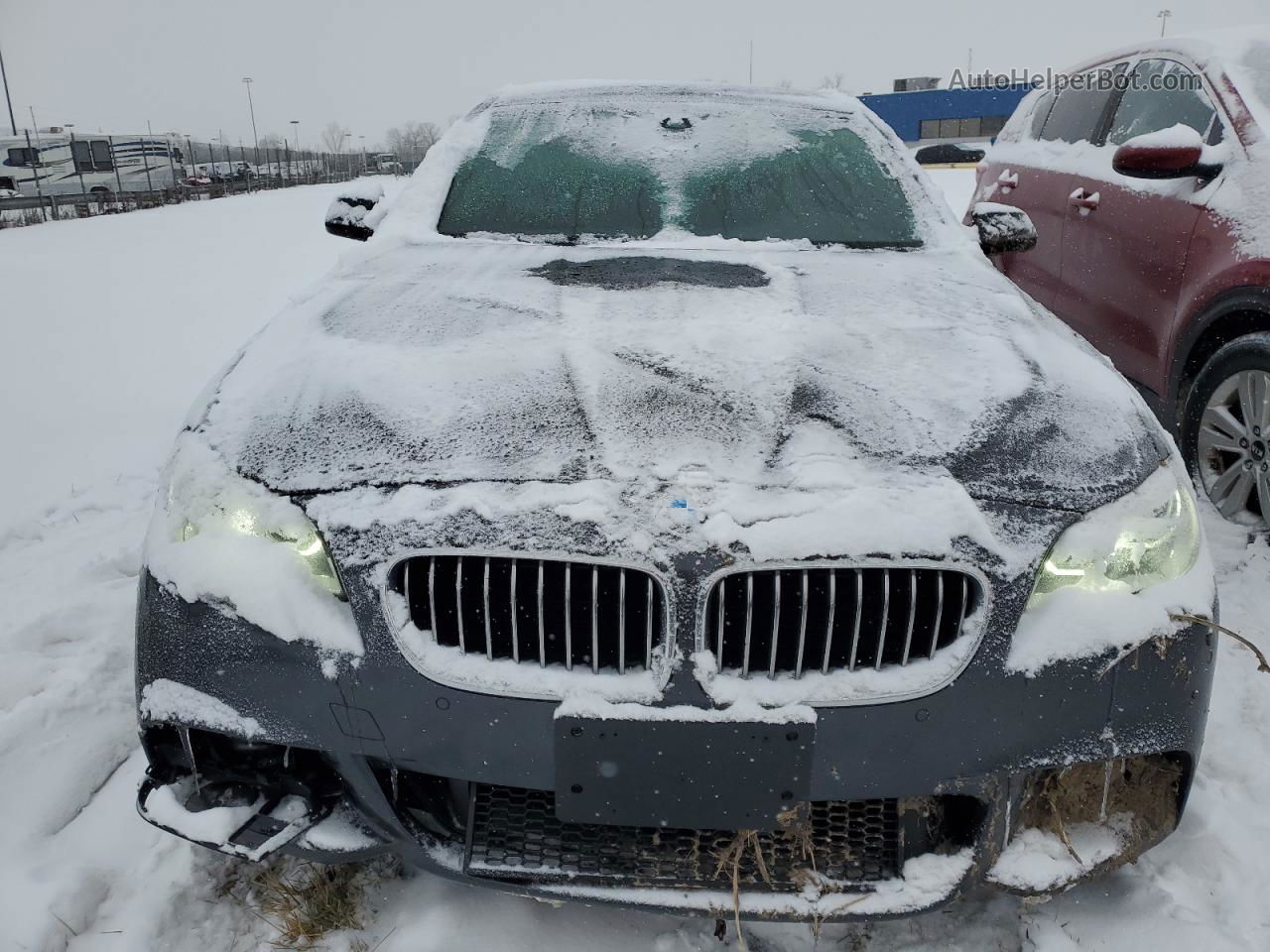 2014 Bmw 550 Xi Charcoal vin: WBAKP9C50ED692578