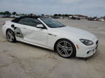 2014 Bmw 640 I White vin: WBALW7C56EDX58787