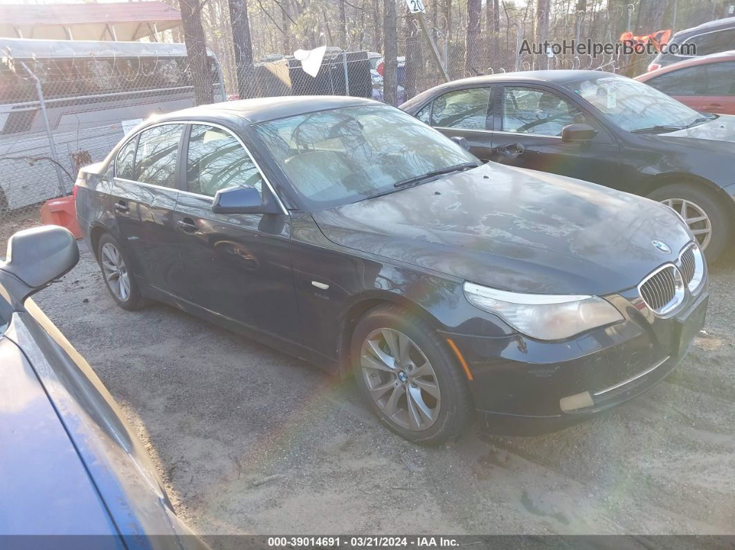 2010 Bmw 535i Xdrive Синий vin: WBANV9C58AC390779