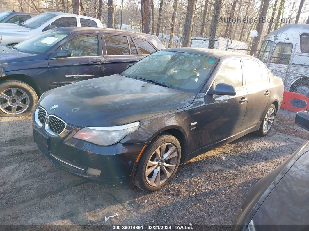 2010 Bmw 535i Xdrive Синий vin: WBANV9C58AC390779