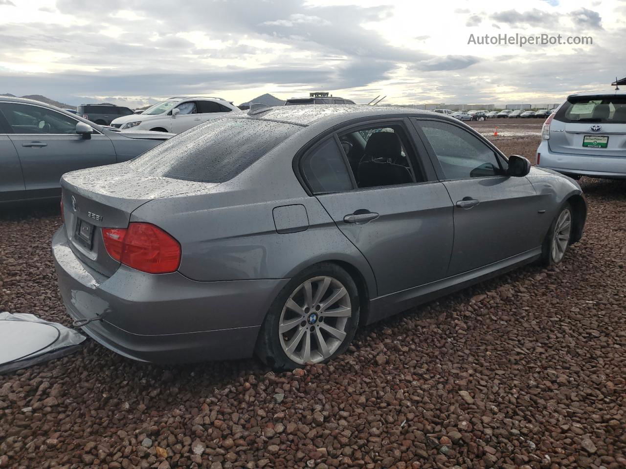 2011 Bmw 328 I Sulev Gray vin: WBAPH5C52BA448133