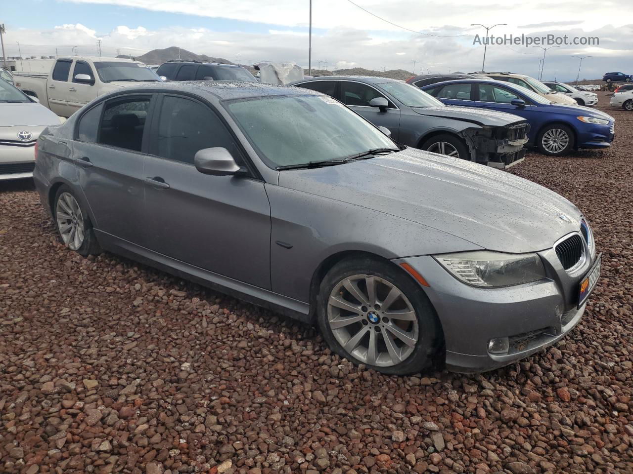 2011 Bmw 328 I Sulev Gray vin: WBAPH5C52BA448133