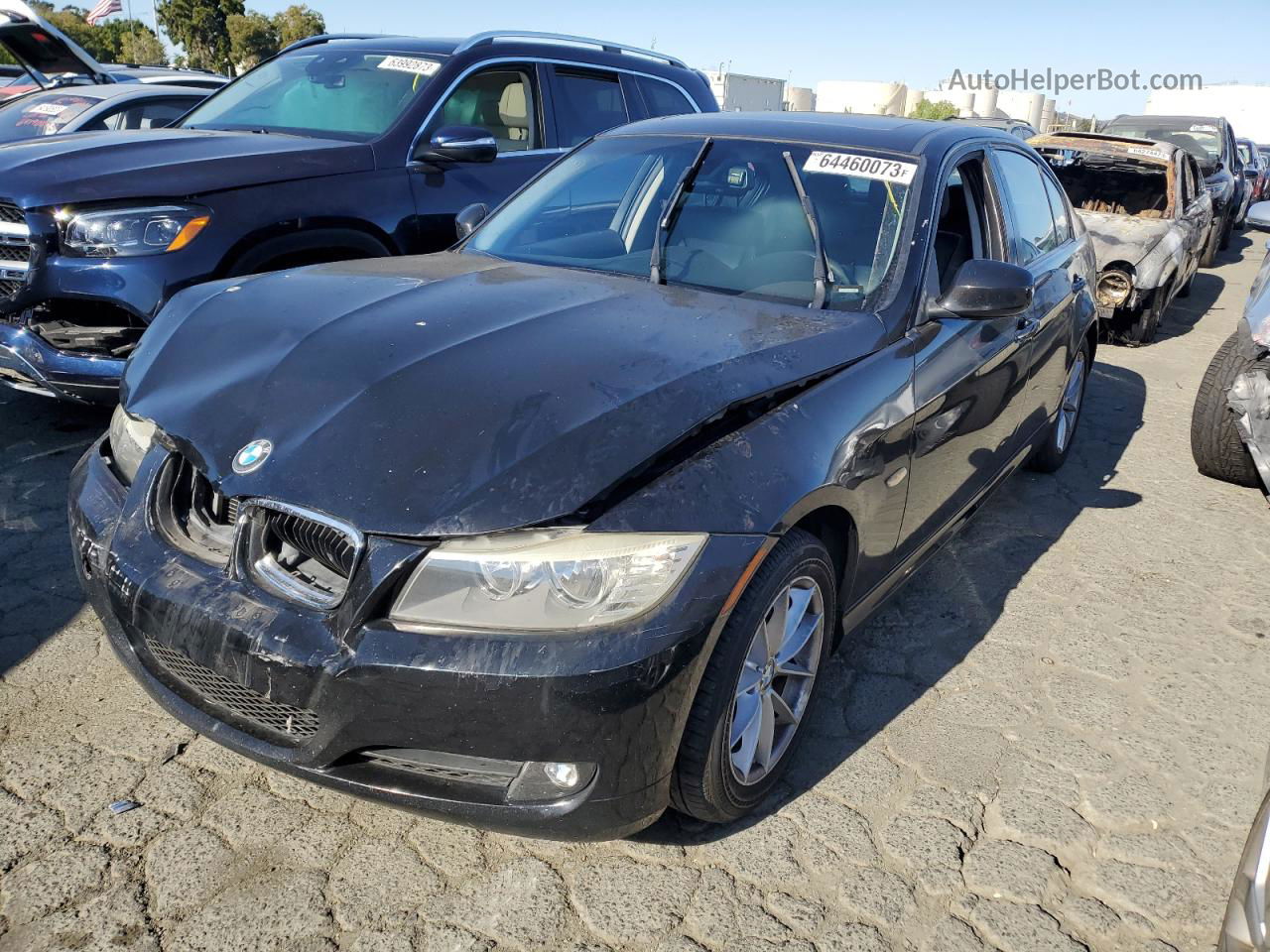 2011 Bmw 328 I Sulev Black vin: WBAPH5C57BF093026