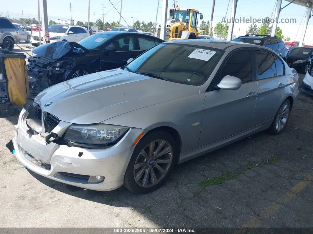 2011 Bmw 328i   Silver vin: WBAPH5C59BA443334