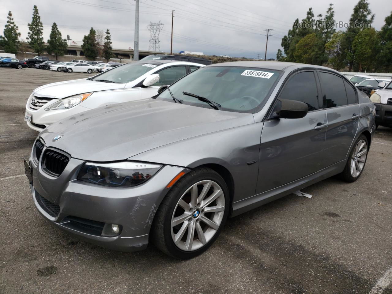 2011 Bmw 328 I Sulev Gray vin: WBAPH5C59BA443530