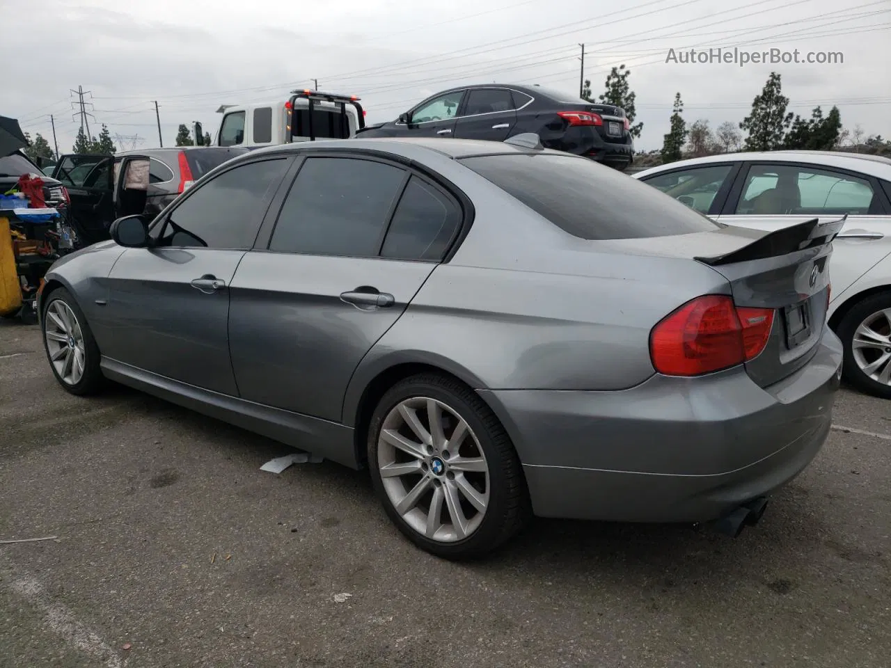 2011 Bmw 328 I Sulev Серый vin: WBAPH5C59BA443530