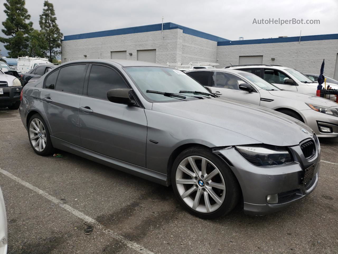 2011 Bmw 328 I Sulev Серый vin: WBAPH5C59BA443530