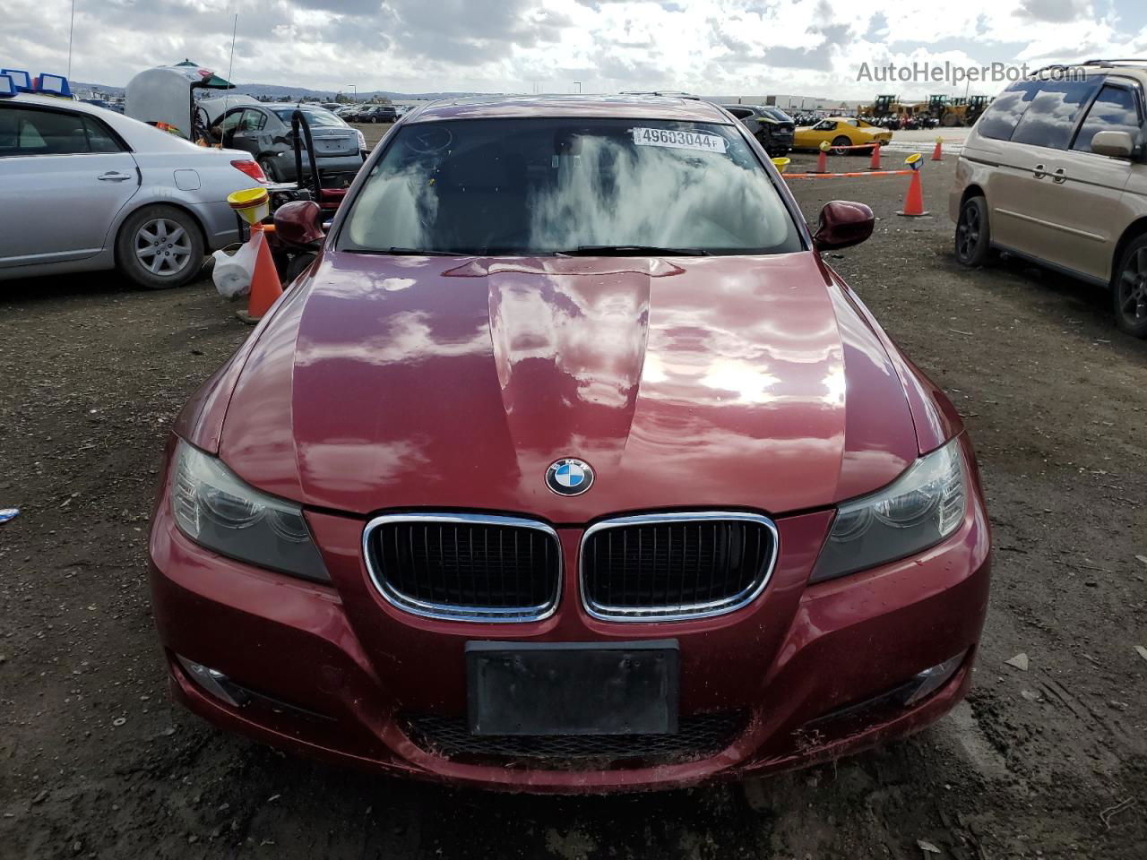 2011 Bmw 328 I Sulev Burgundy vin: WBAPH5G55BNM73112