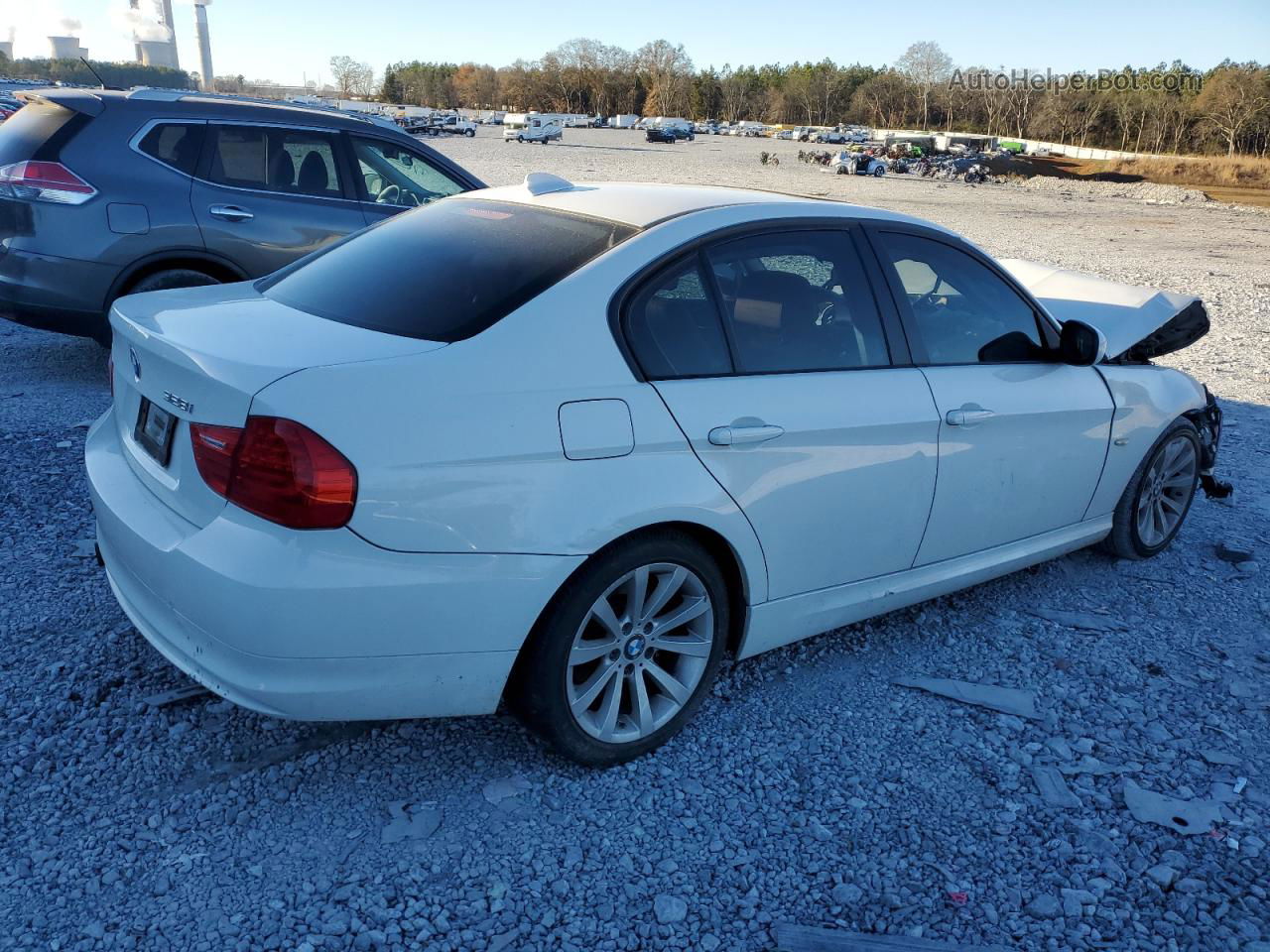 2011 Bmw 328 I Sulev White vin: WBAPH5G56BNM81123