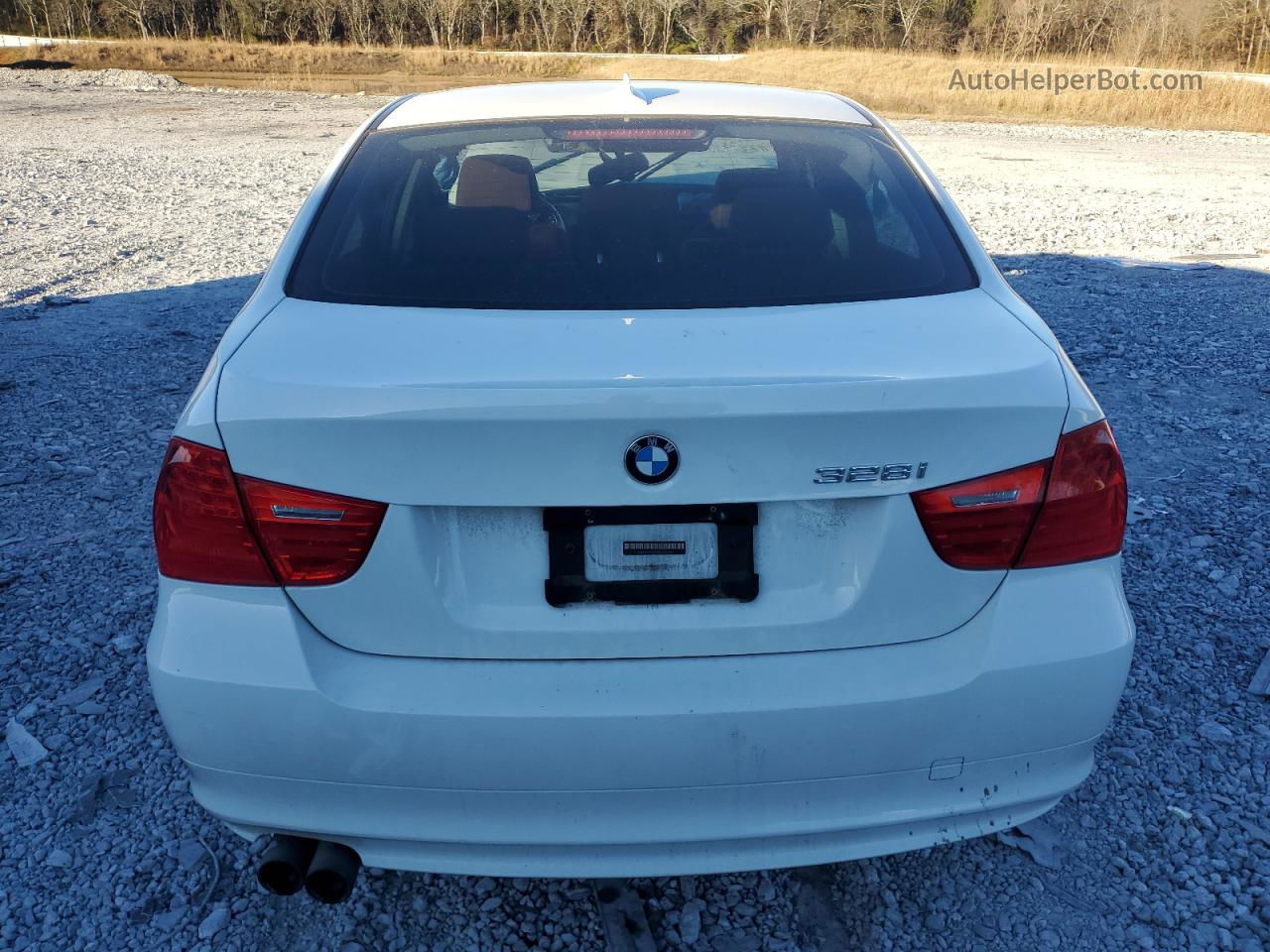 2011 Bmw 328 I Sulev White vin: WBAPH5G56BNM81123