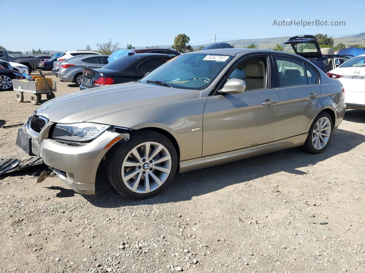 2011 Bmw 328 I Sulev Tan vin: WBAPH5G5XBNM81044