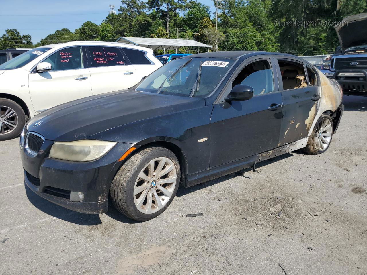 2011 Bmw 328 I Black vin: WBAPH7C50BA800847