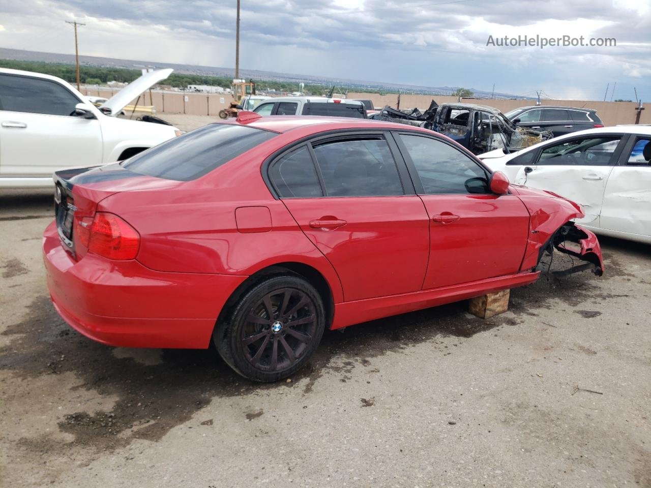 2011 Bmw 328 I Red vin: WBAPH7C50BE679522