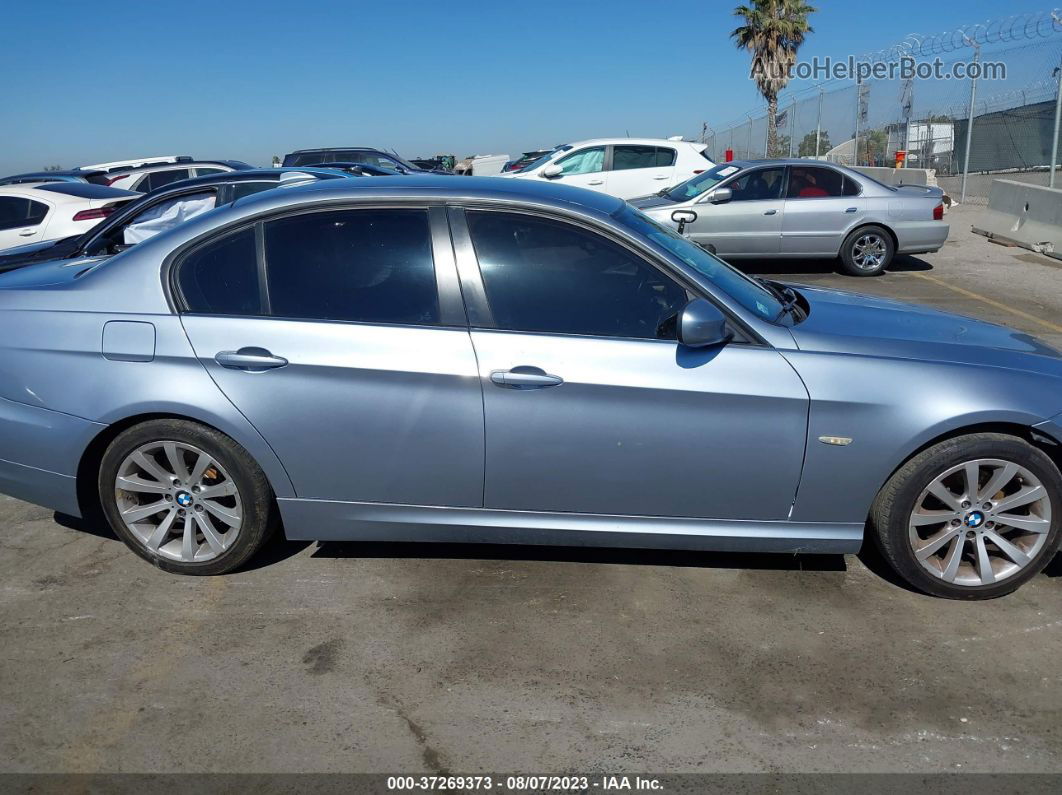 2011 Bmw 3 Series 328i Light Blue vin: WBAPH7C52BA801224