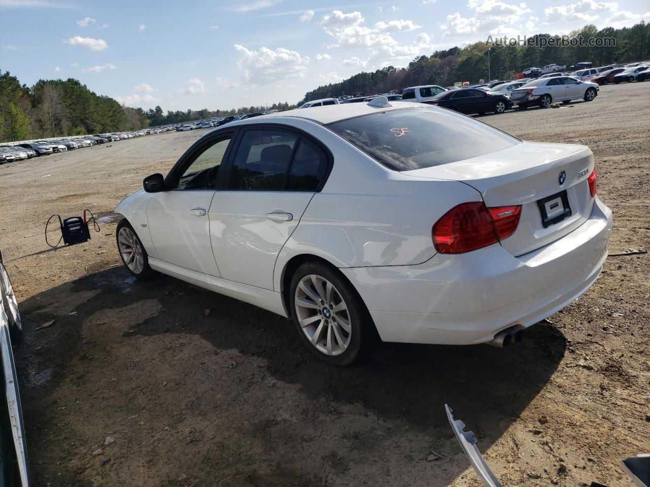 2011 Bmw 328 I White vin: WBAPH7C52BE676931