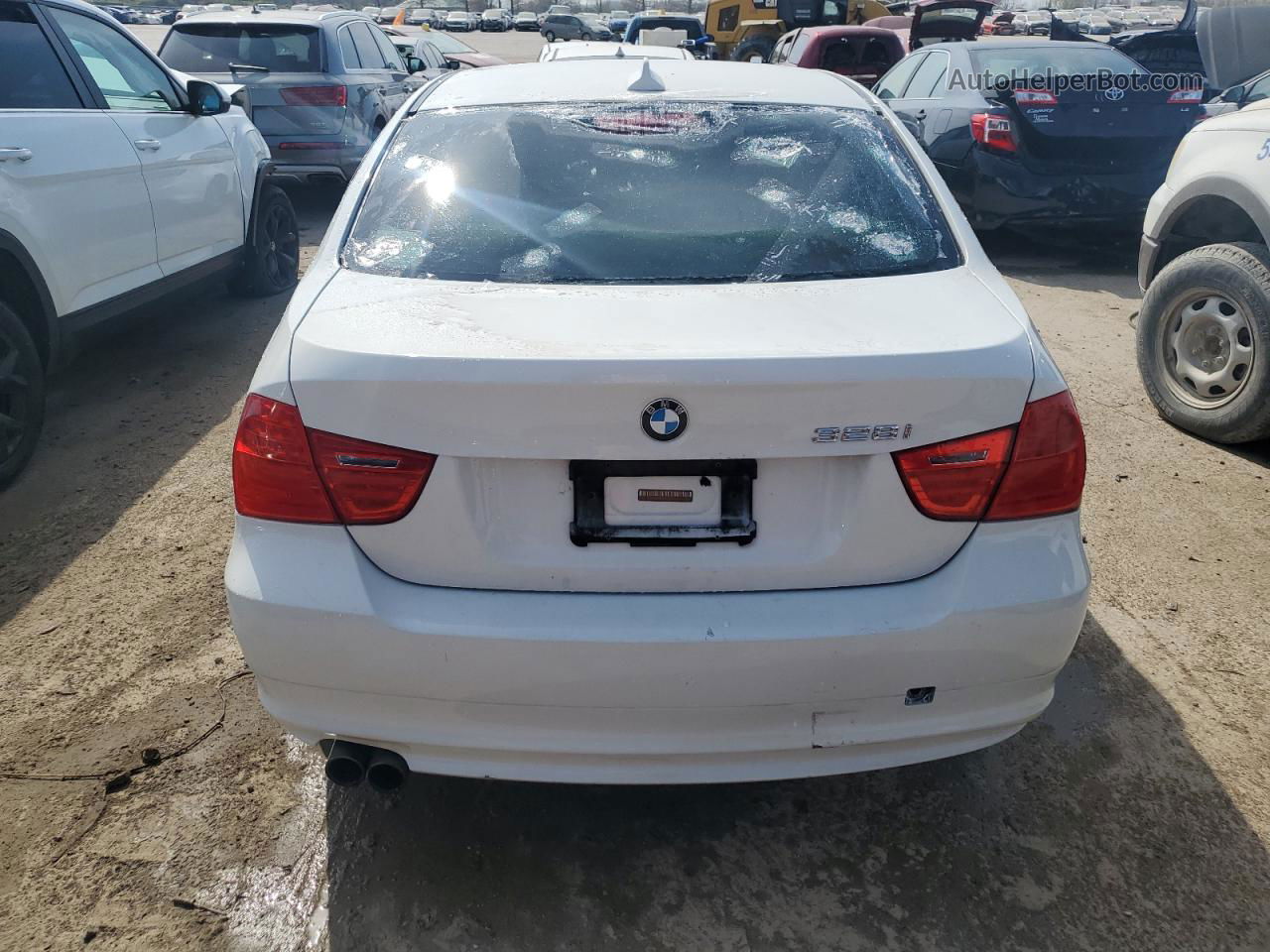 2011 Bmw 328 I White vin: WBAPH7C53BE460151