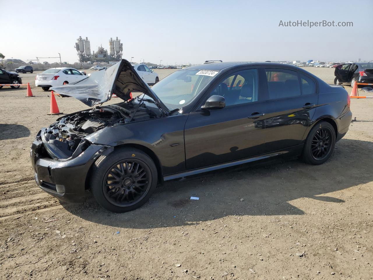 2011 Bmw 328 I Black vin: WBAPH7C54BE682469