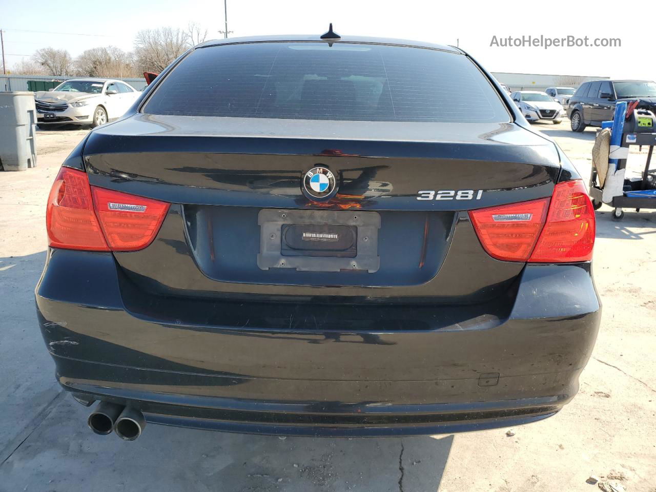 2011 Bmw 328 I Black vin: WBAPH7C55BE126459