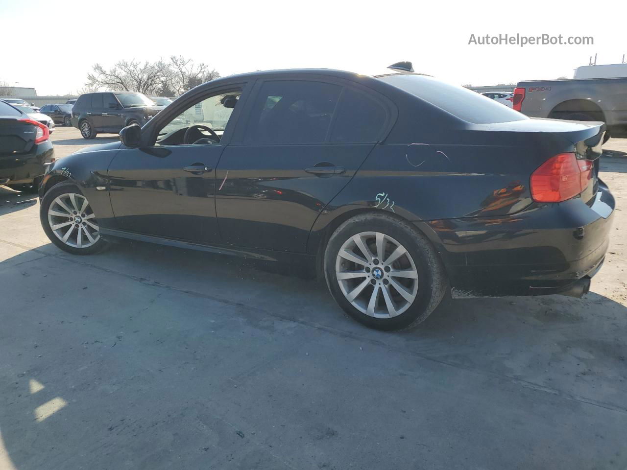 2011 Bmw 328 I Black vin: WBAPH7C55BE126459