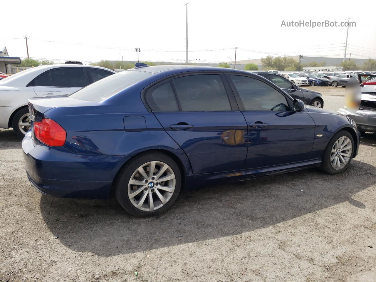 2011 Bmw 328 I Blue vin: WBAPH7C55BE681928