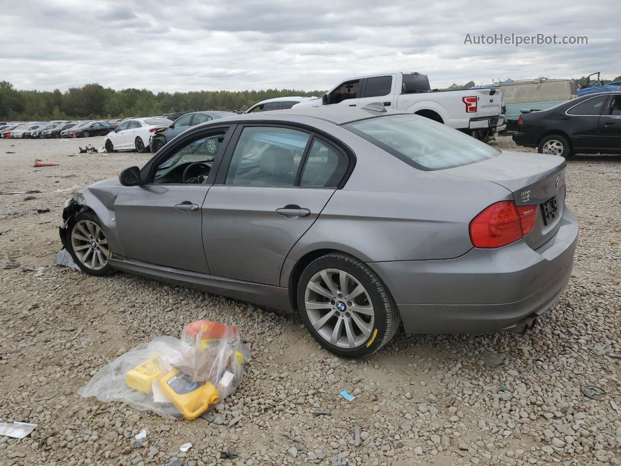 2011 Bmw 328 I Gray vin: WBAPH7C55BE852175