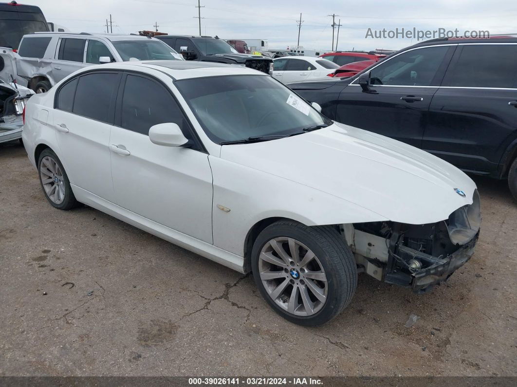 2011 Bmw 328i   White vin: WBAPH7C58BE683107