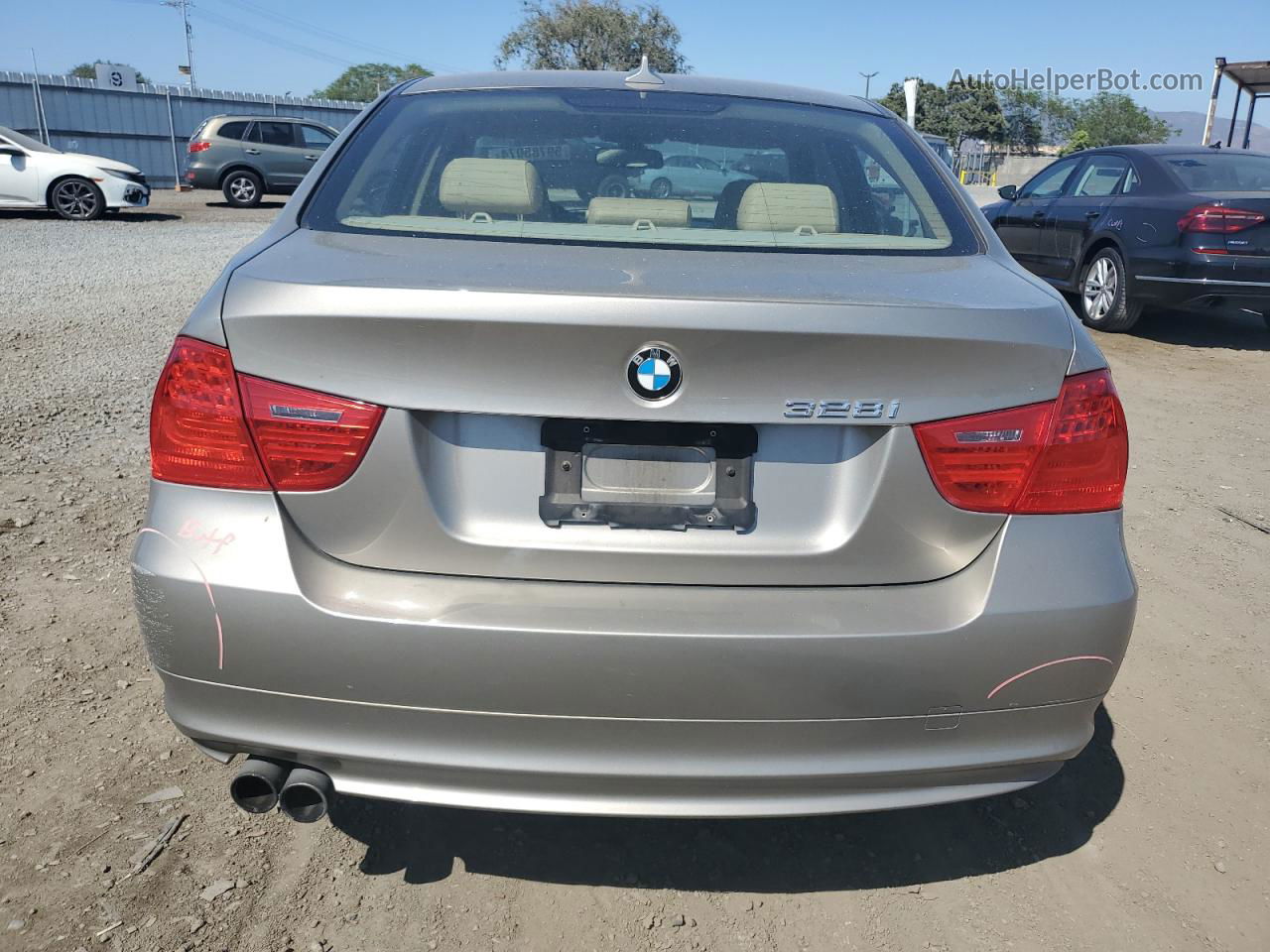 2011 Bmw 328 I Gray vin: WBAPH7C59BE126481